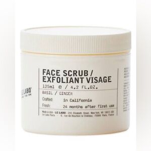 Le Labo Basil Ginger Face Scrub Exfoliant Visage 4.2 fl oz NEW